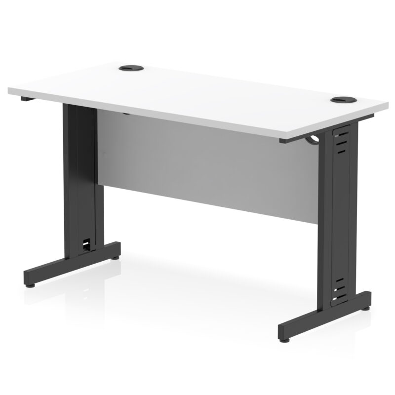 impulse 1200mm slimline desk cable managed leg