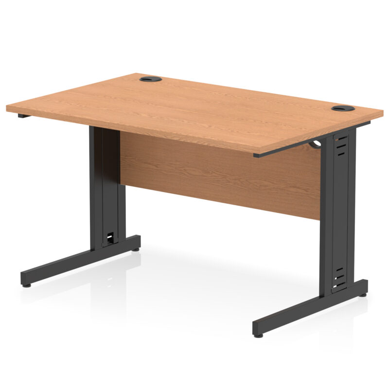 impulse 1200mm straight desk cable managed leg