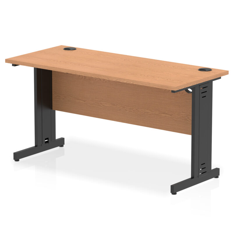 impulse 1400mm slimline desk cable managed leg