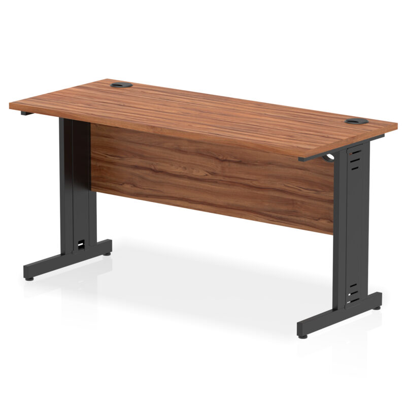 impulse 1400mm slimline desk cable managed leg