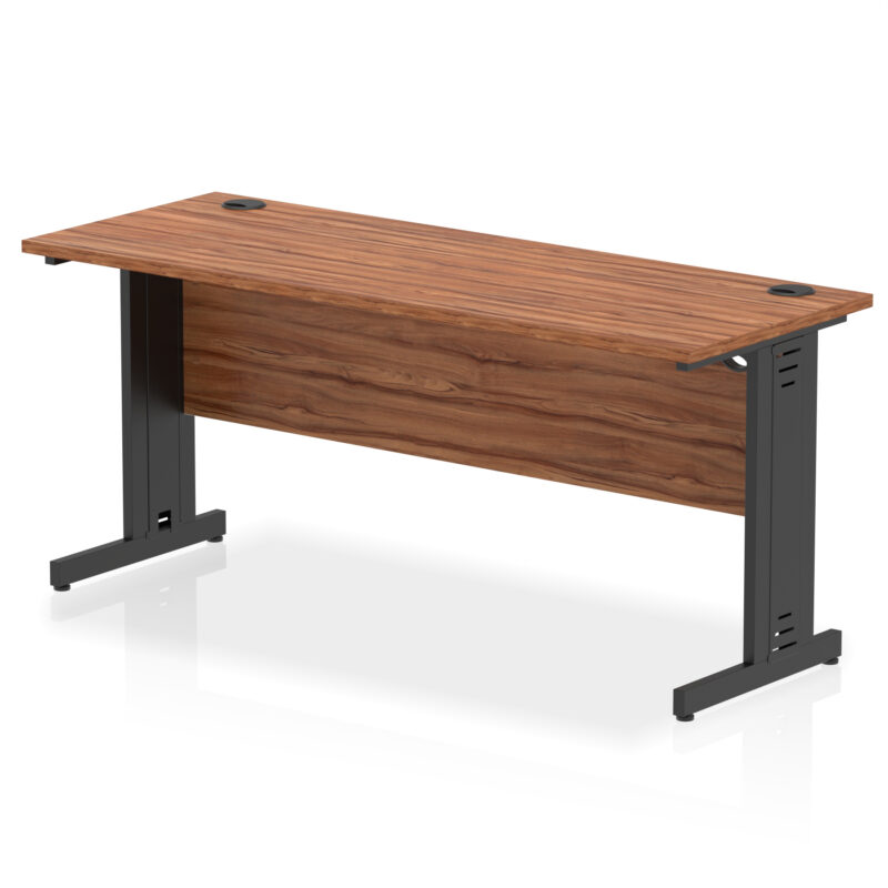 impulse 1600mm slimline desk cable managed leg
