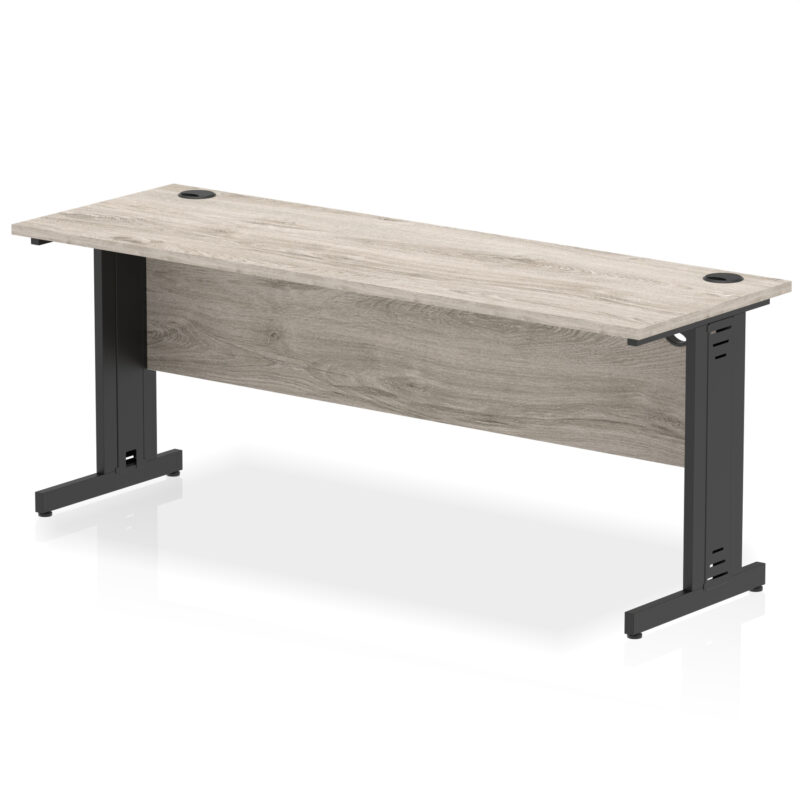 impulse 1800mm slimline desk cable managed leg