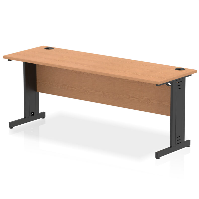 impulse 1800mm slimline desk cable managed leg