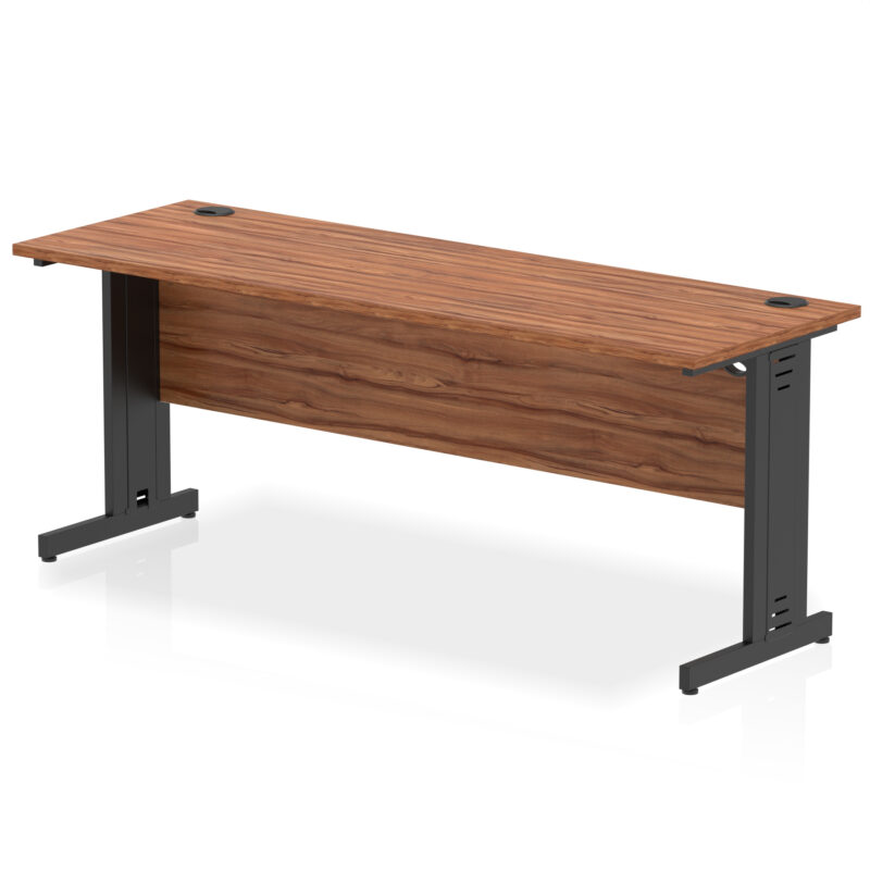 impulse 1800mm slimline desk cable managed leg