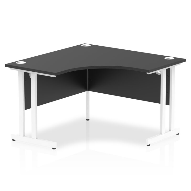impulse 1200mm cantilever leg corner desk
