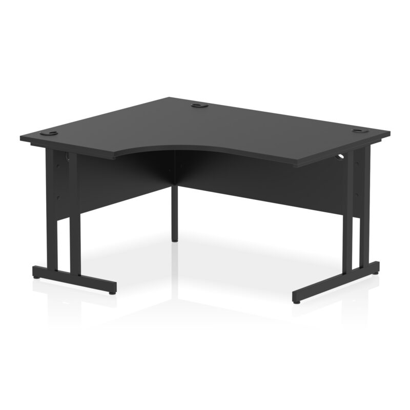 impulse 1400mm left crescent desk cantilever leg