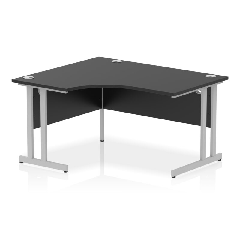 impulse 1400mm left crescent desk cantilever leg