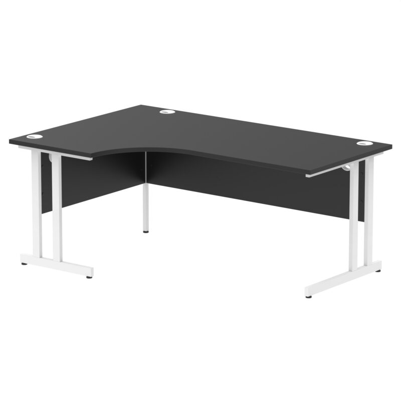 impulse 1800mm left crescent desk cantilever leg