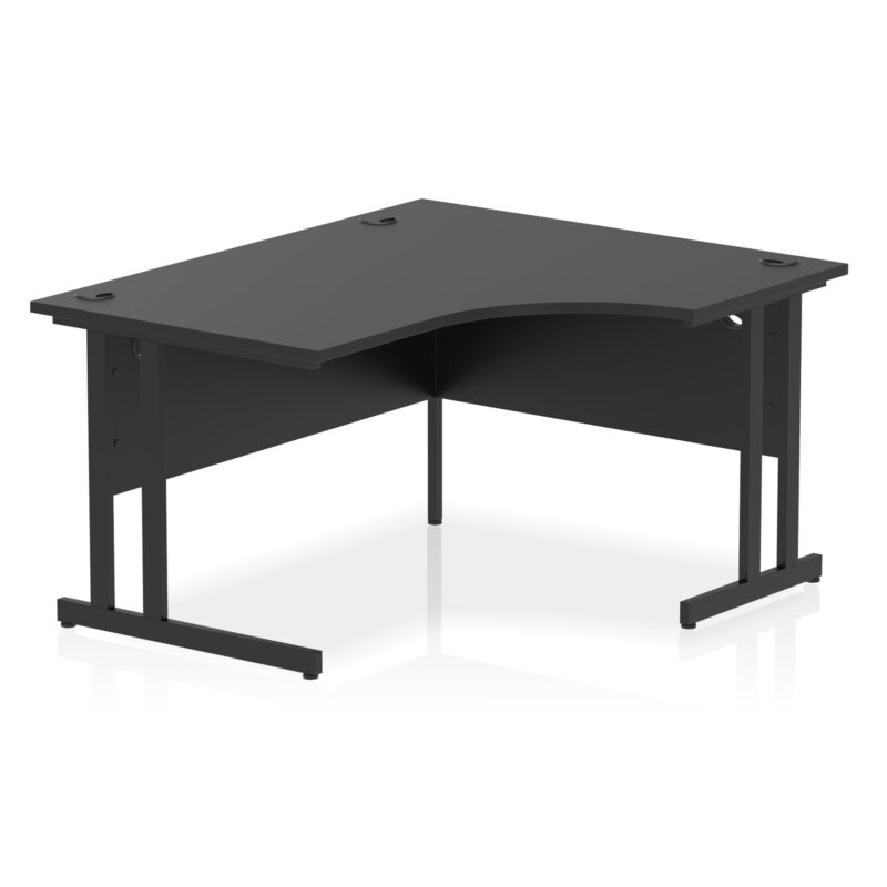 impulse 1400mm right crescent desk cantilever leg