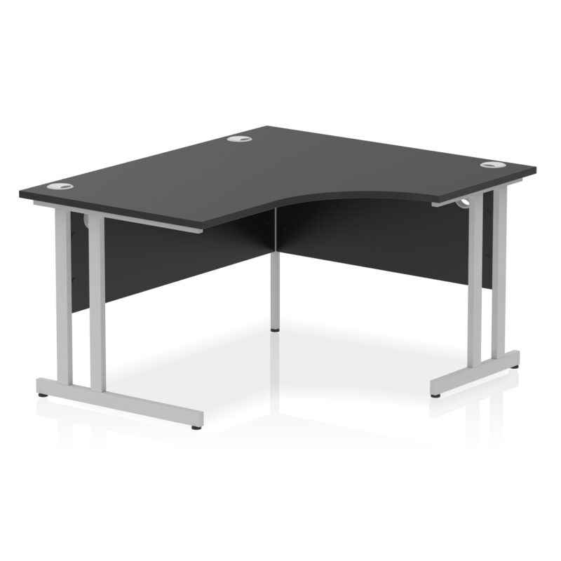 impulse 1400mm right crescent desk cantilever leg