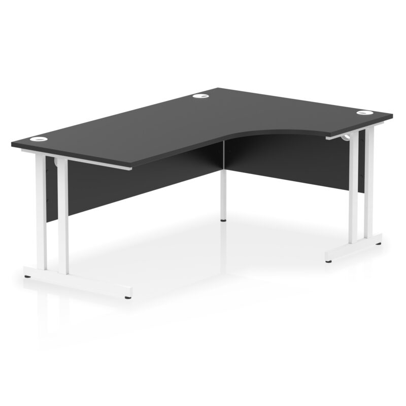 impulse 1800mm right crescent desk cantilever leg