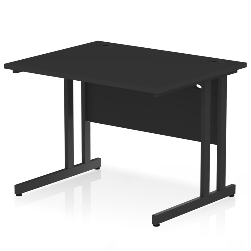 impulse 1000mm straight desk cantilever leg