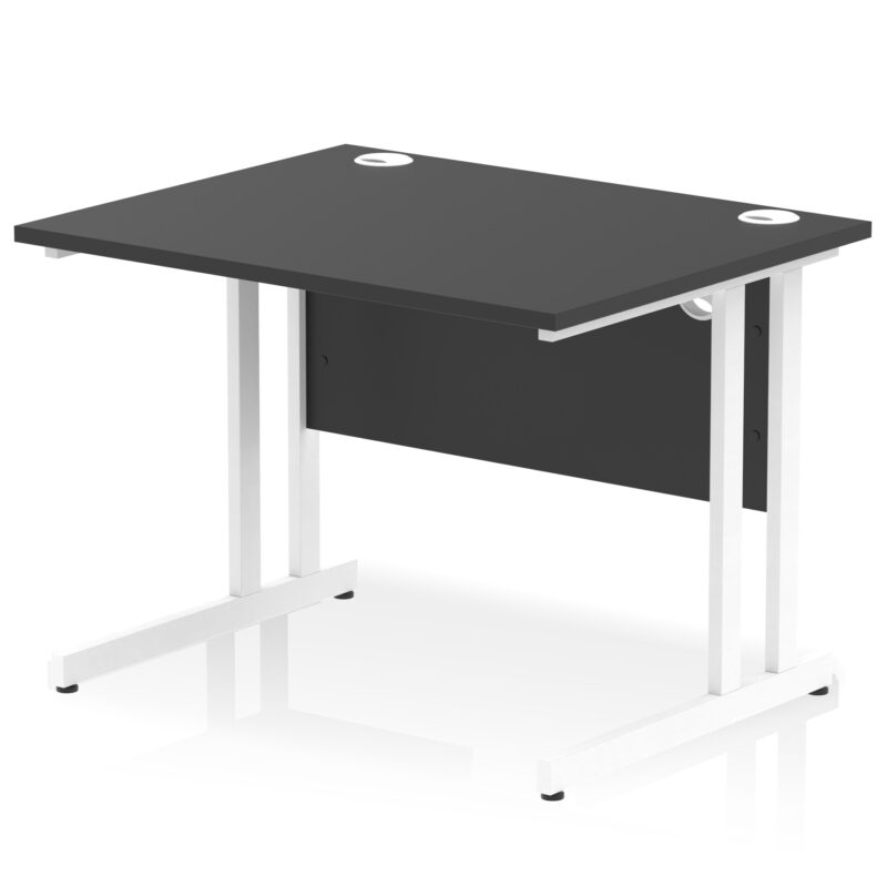 impulse 1000mm straight desk cantilever leg