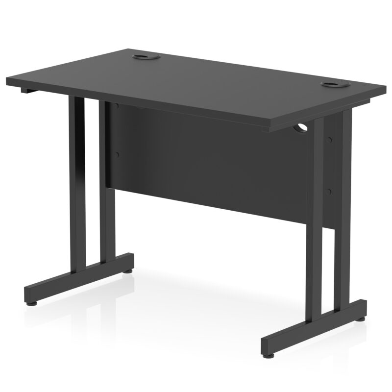 impulse 1000mm slimline desk cantilever leg