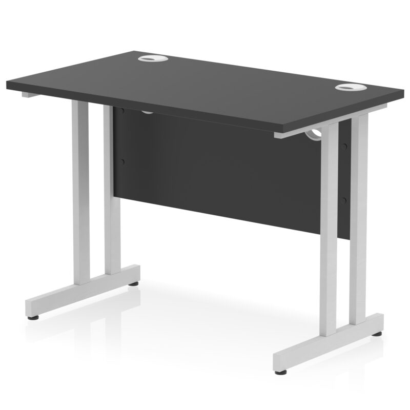 impulse 1000mm slimline desk cantilever leg