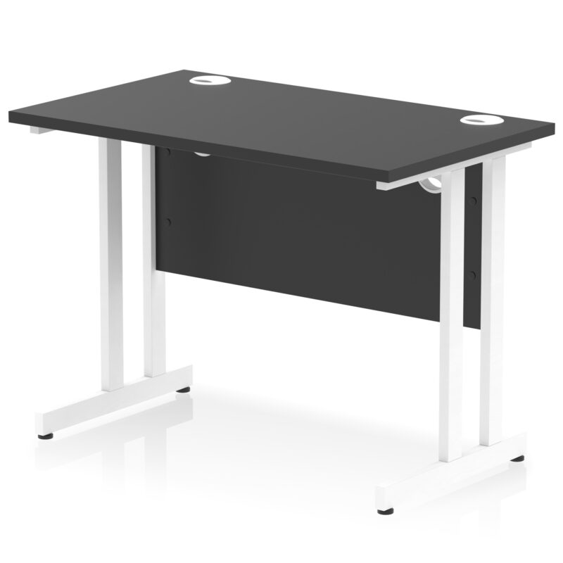 impulse 1000mm slimline desk cantilever leg