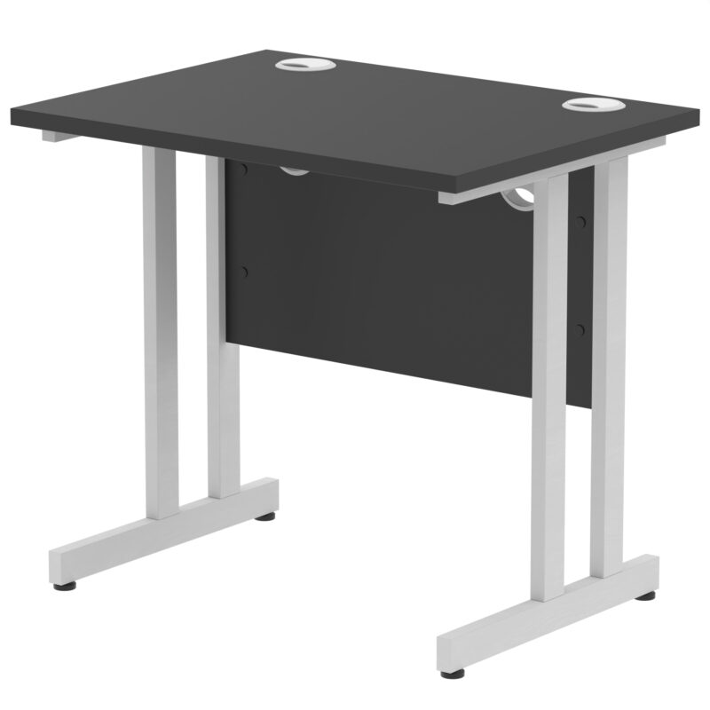 impulse 800mm slimline desk cantilever leg