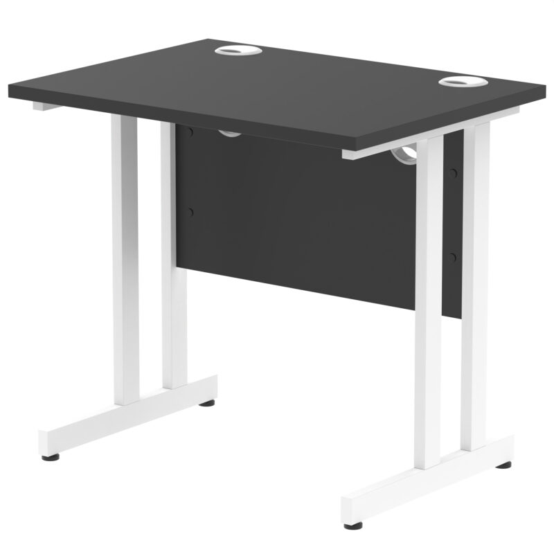 impulse 800mm slimline desk cantilever leg