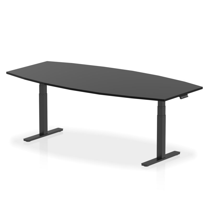 high gloss writable boardroom table height adjustable