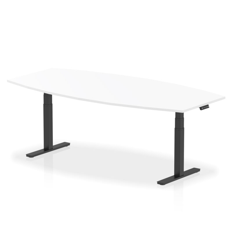 high gloss writable boardroom table height adjustable