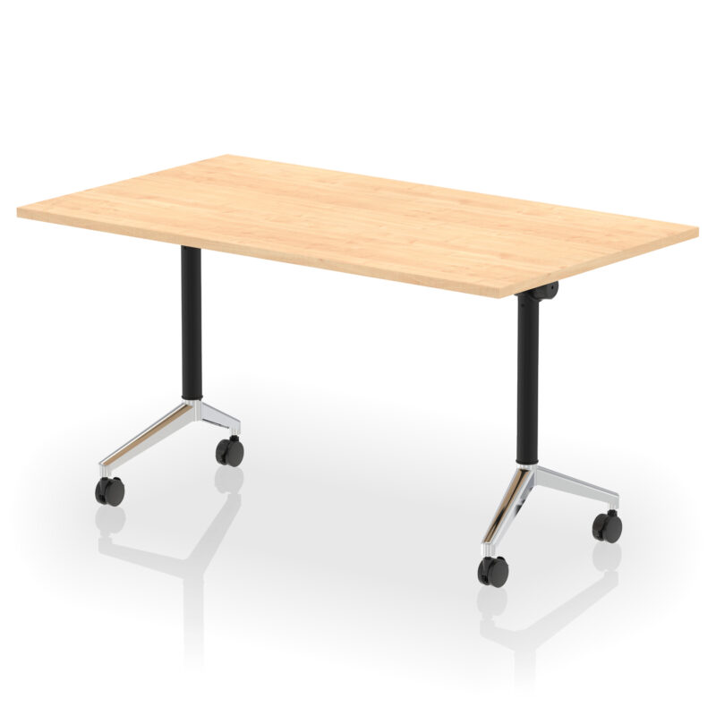 impulse plus flip top rectangular table