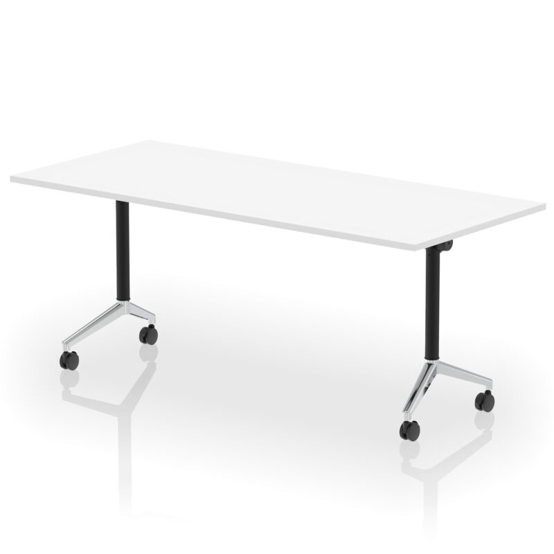 impulse plus flip top rectangular table
