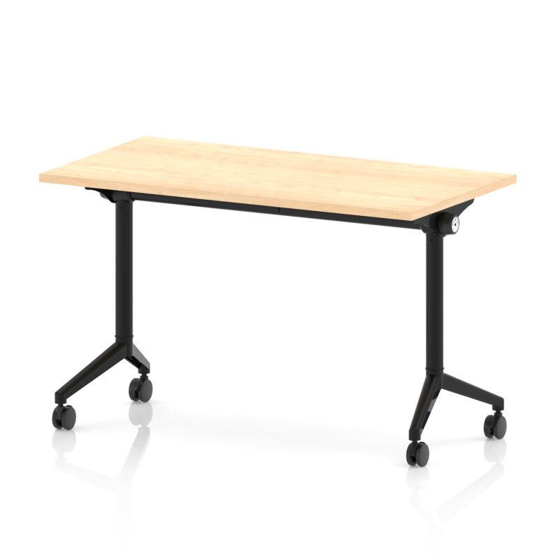 impulse plus slimline flip top rectangular table