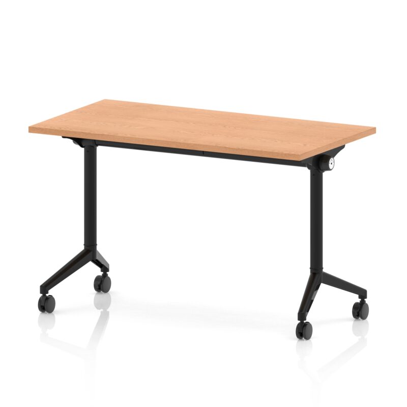 impulse plus slimline flip top rectangular table