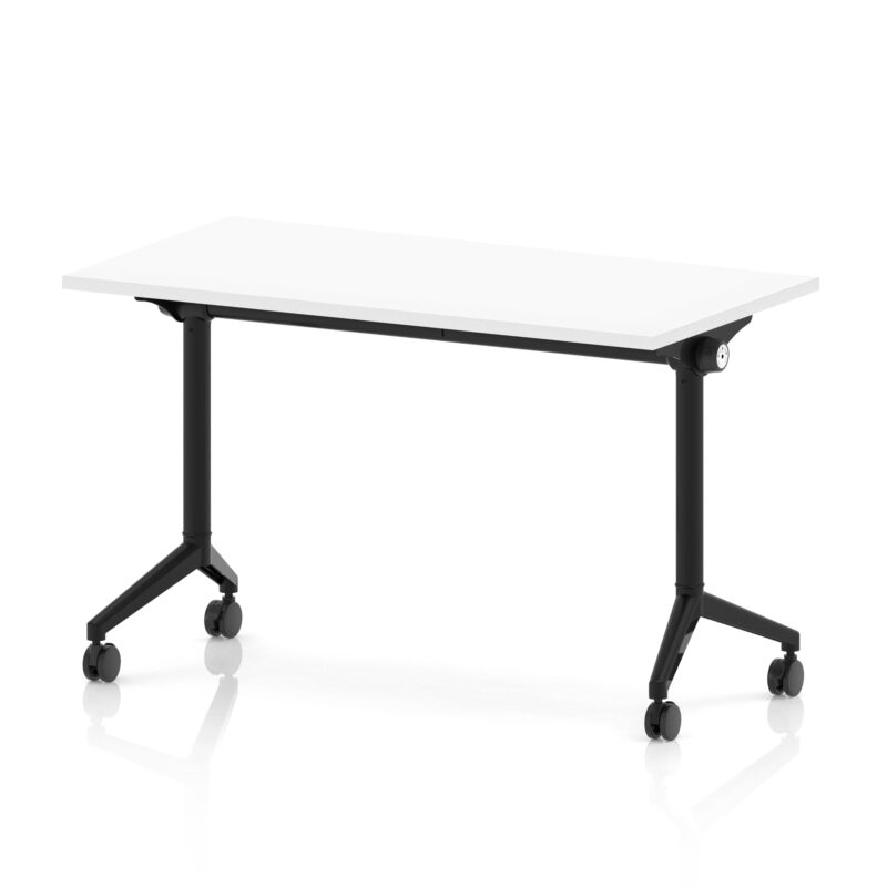 impulse plus slimline flip top rectangular table