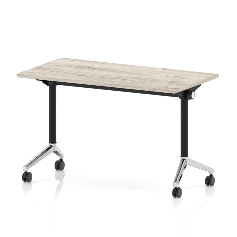 impulse plus slimline flip top rectangular table