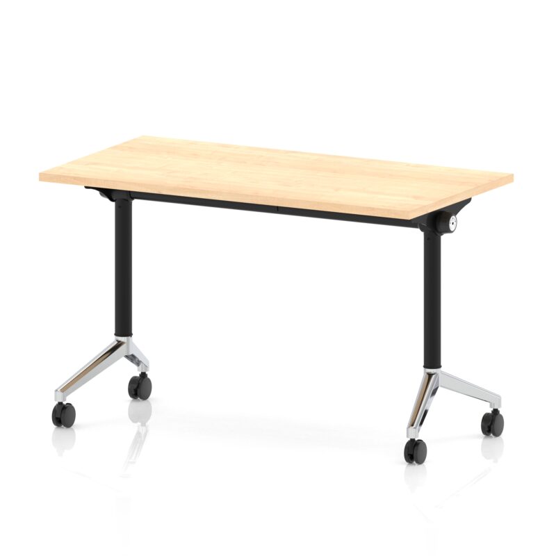 impulse plus slimline flip top rectangular table