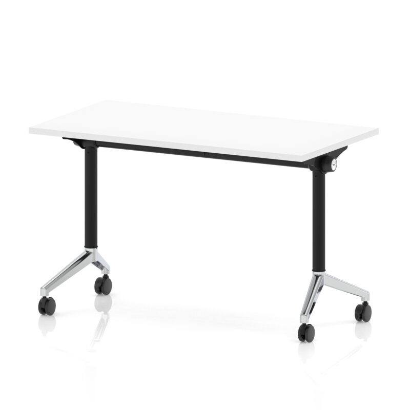 impulse plus slimline flip top rectangular table