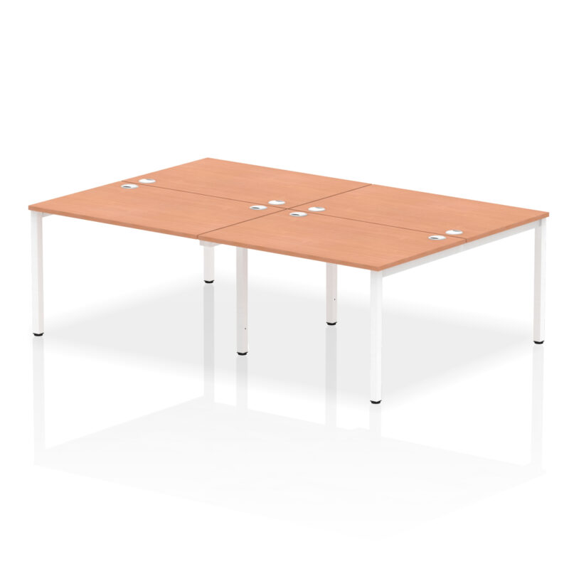 impulse b2b bench desk 4 person