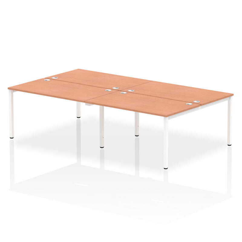 impulse b2b bench desk 4 person