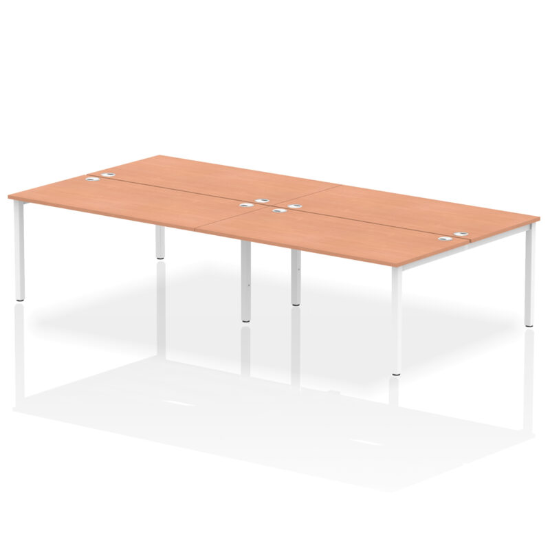 impulse b2b bench desk 4 person