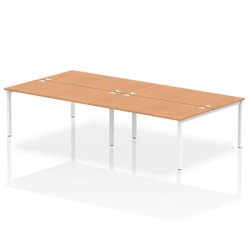 impulse b2b bench desk 4 person
