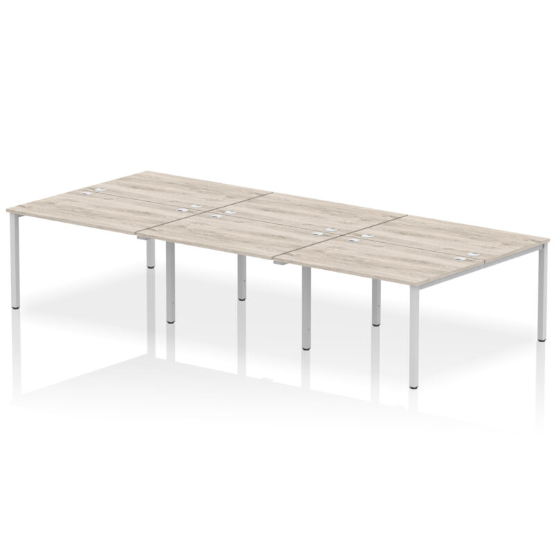 impulse b2b bench desk 6 person
