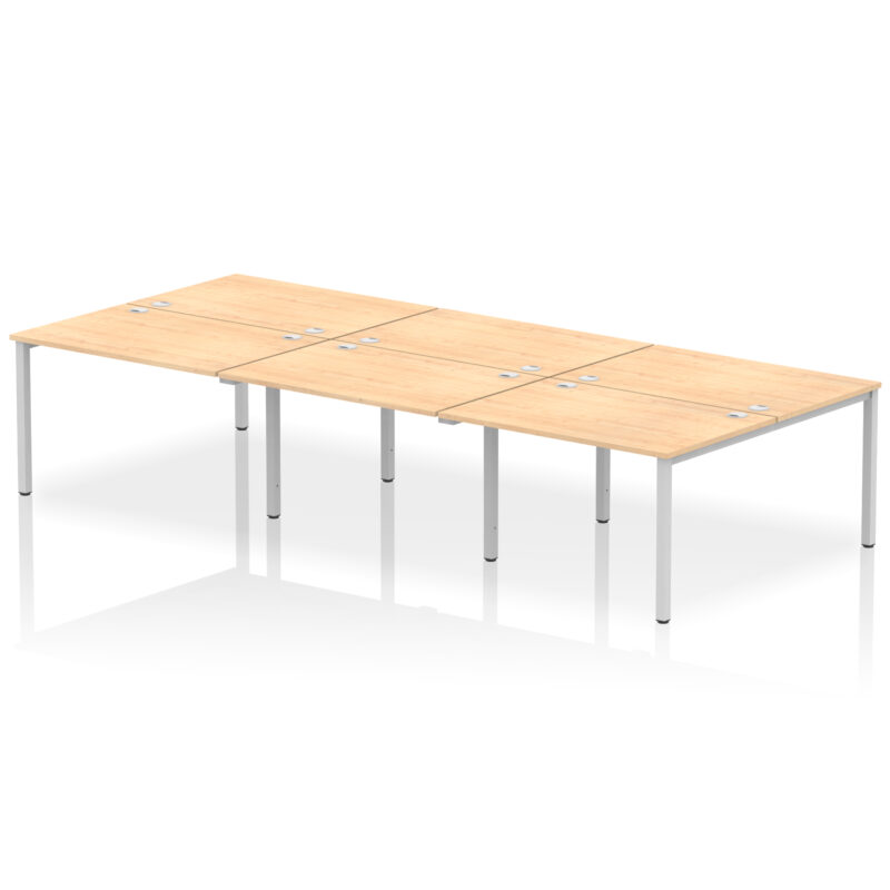 impulse b2b bench desk 6 person