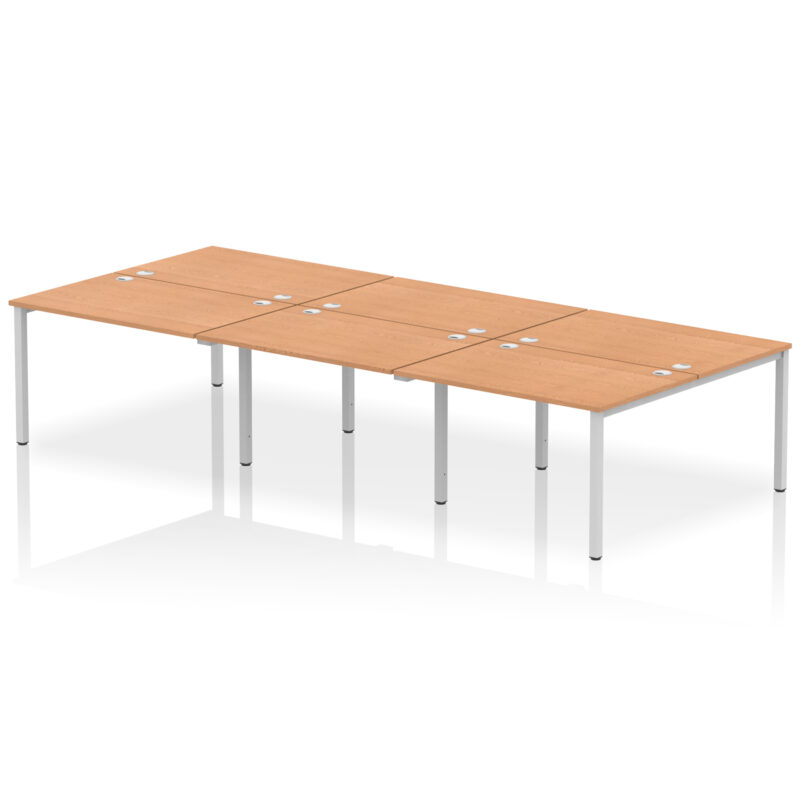 impulse b2b bench desk 6 person