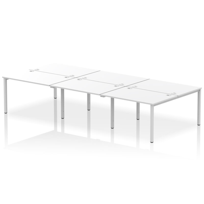 impulse b2b bench desk 6 person