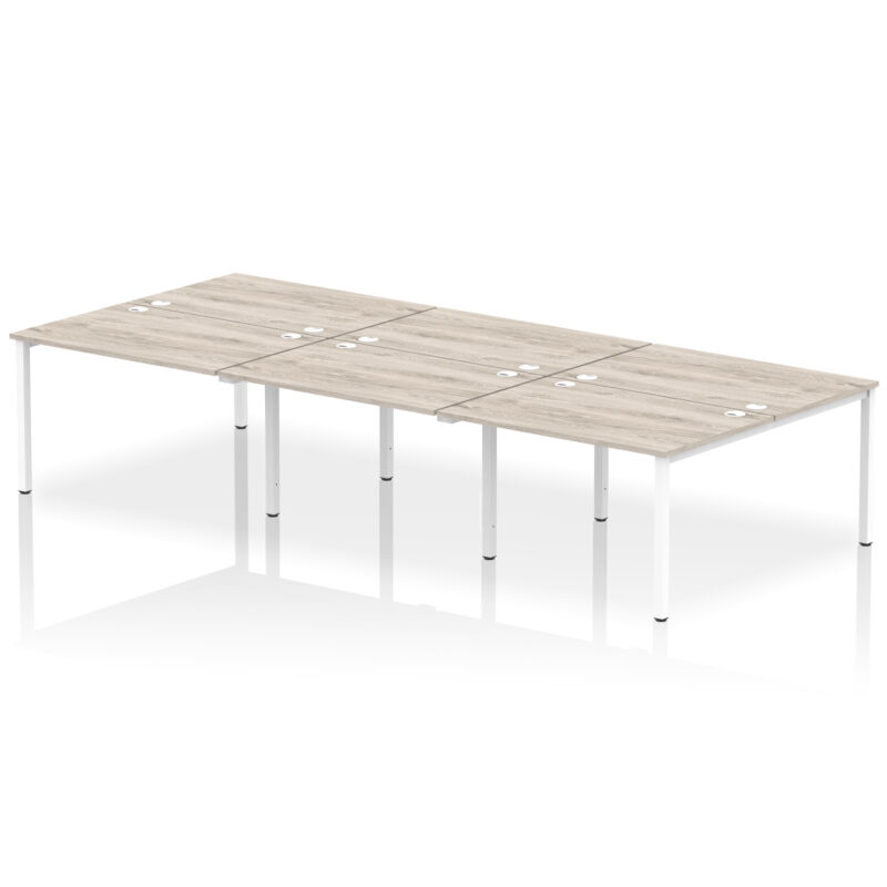 impulse b2b bench desk 6 person