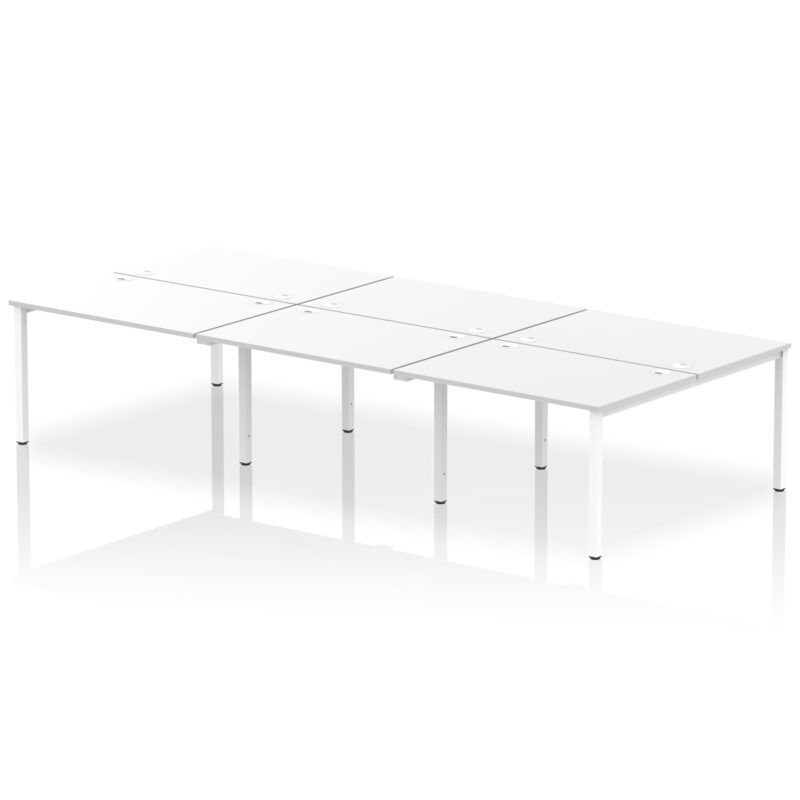 impulse b2b bench desk 6 person