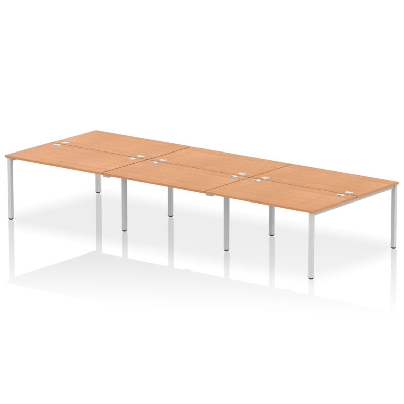 impulse b2b bench desk 6 person