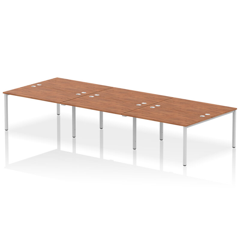 impulse b2b bench desk 6 person