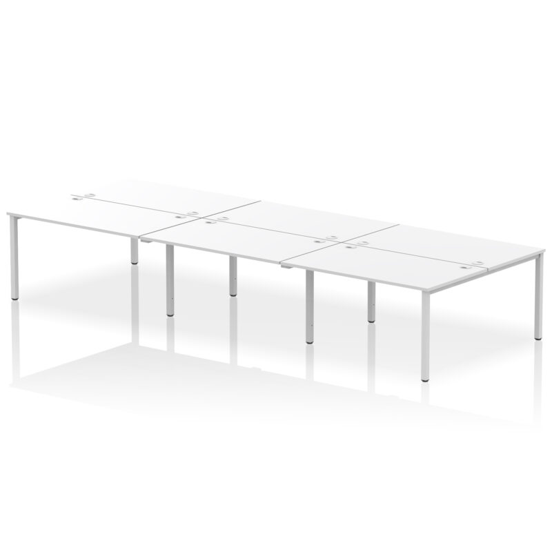 impulse b2b bench desk 6 person
