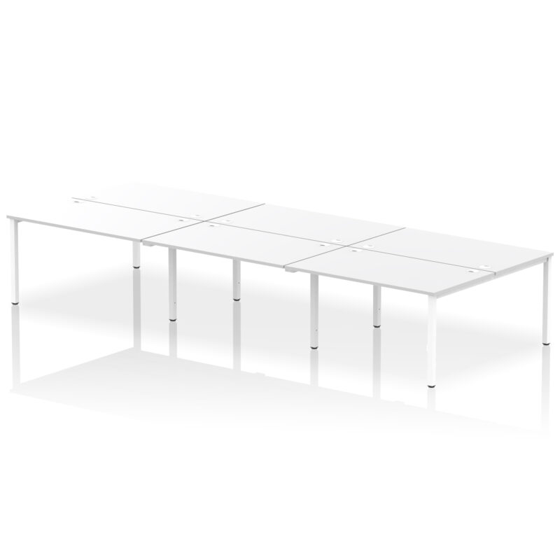 impulse b2b bench desk 6 person
