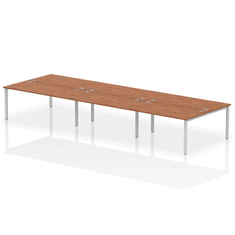 impulse b2b bench desk 6 person