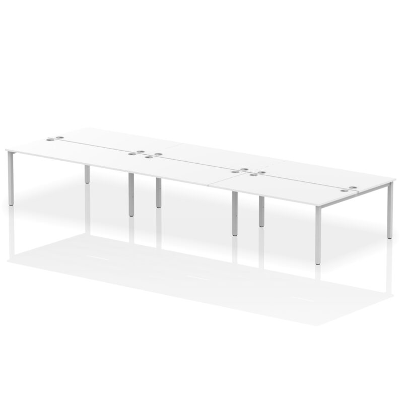 impulse b2b bench desk 6 person