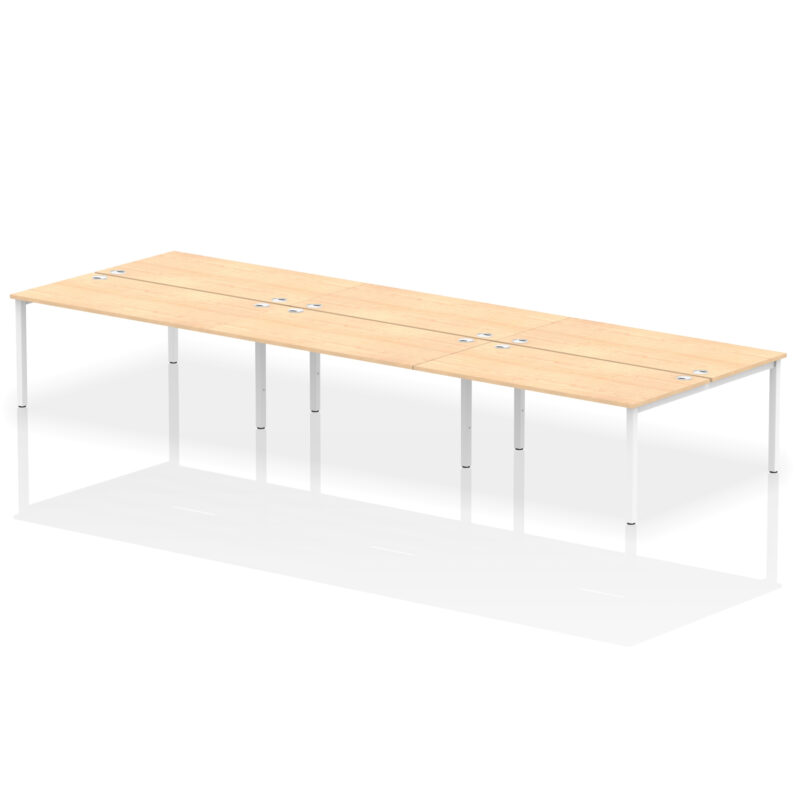 impulse b2b bench desk 6 person