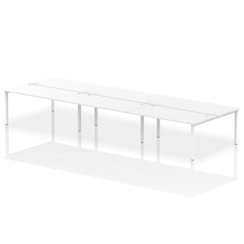 impulse b2b bench desk 6 person